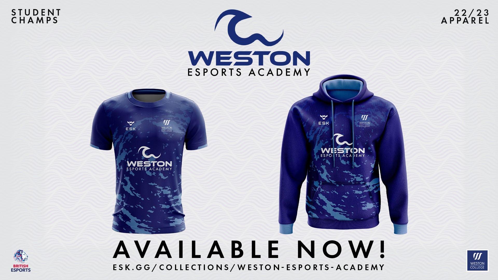 Esports Charity Match + Esports Merch! Weston College